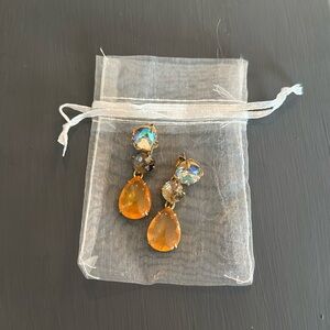 J.Crew Orange Statement earrings